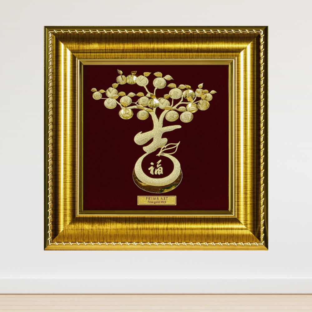 CGS-0147-13 Tree of Wealth in Frame 16 x 16 cm_1