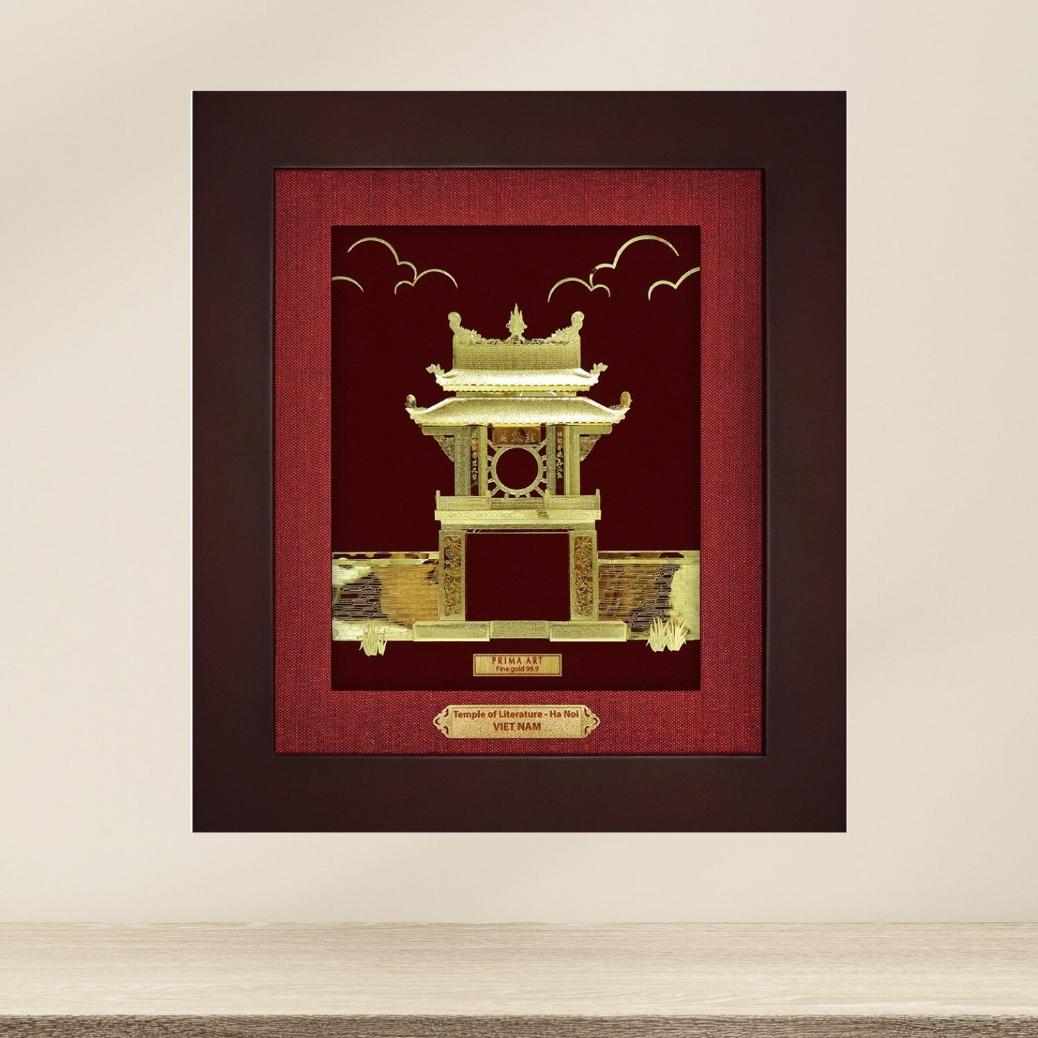 CGS-0515-23 Temple Of Literature in Frame 25 x 29 cm