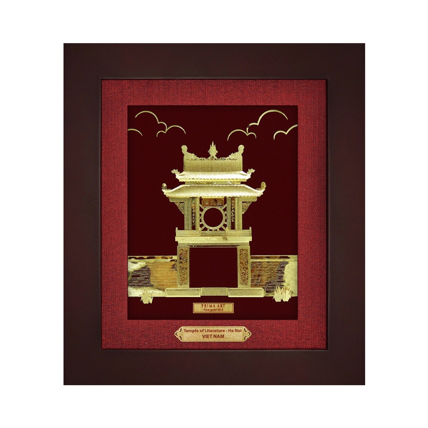 CGS-0515-23 Temple Of Literature in Frame 25 x 29 cm