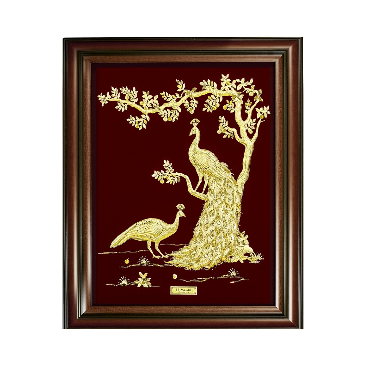 CGS-0603-01 Golden Phoenix Brings Happiness in Frame 67 x 79 cm