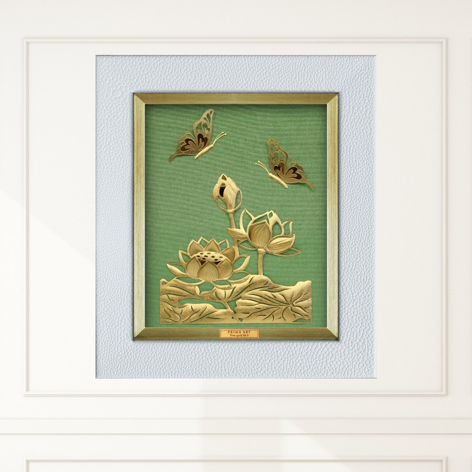 CGS-0643-80 LUXE Original, Couple of Butterflies in Frame 18 x 20 cm