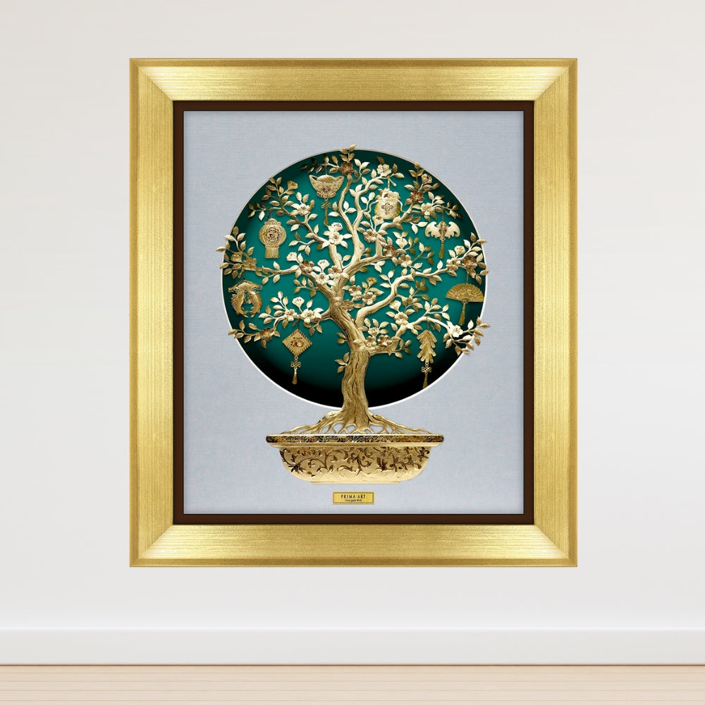 CGS-0825-01 Tree of Wealth (Noble Collection) in Frame 33 x 38 cm_1