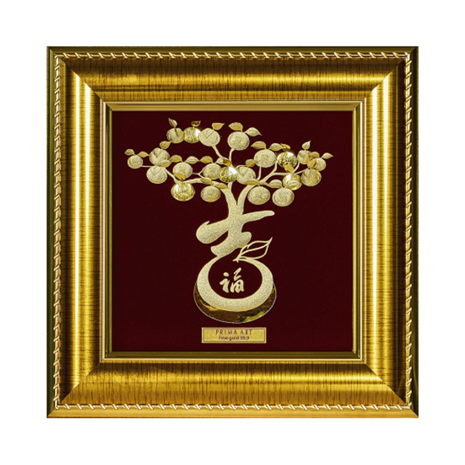 CGS014713 Tree of Wealth in Frame 16x16 cm