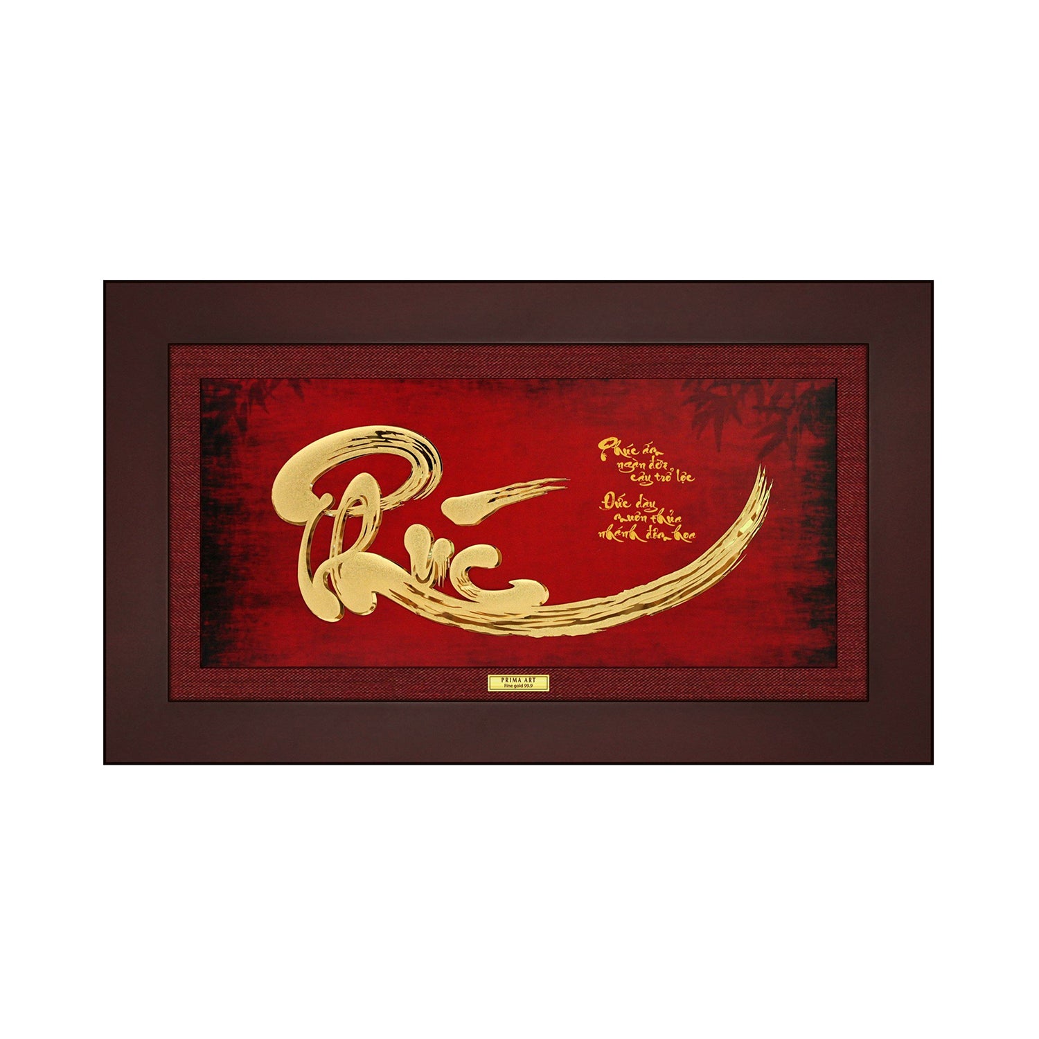 CGS057805 Calligraphy Phuc in Frame 18x30 cm