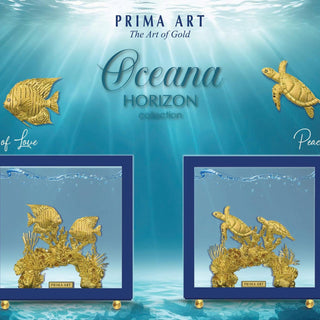 OCEANA HORIZON - Bản giao hưởng của đại dương trên chất liệu Phủ Vàng 24K