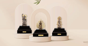 Devotion Statues - Tinh Hoa Nghệ Thuật & Tâm Linh trên chất liệu Tượng Đồng & Tấm Phủ Vàng 24K