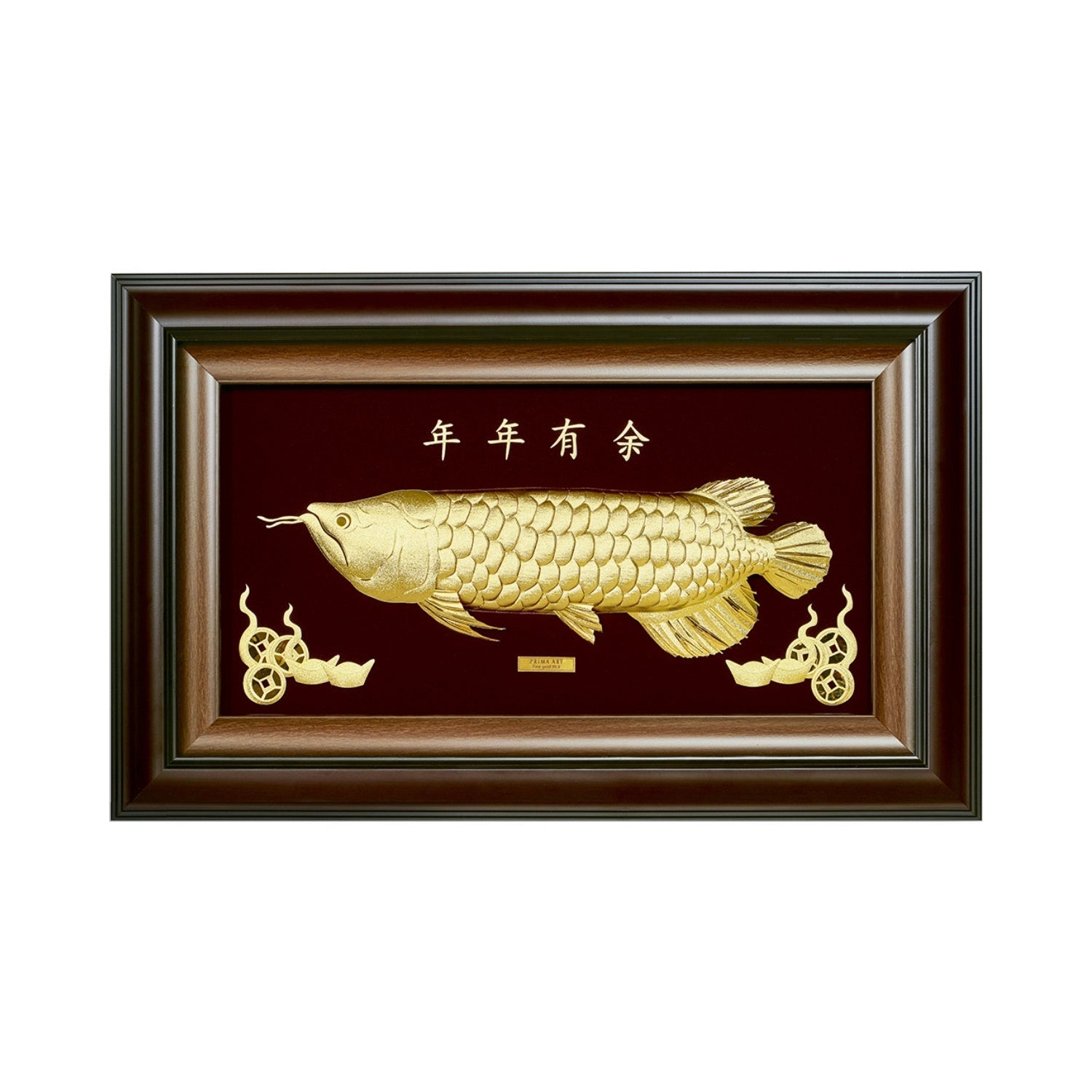 CGS-0156-03 The Powerfull Arowana in Frame 90 x 60 cm