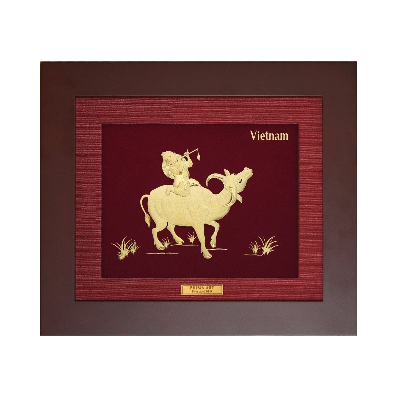 CGS-0264-20 The Shepherd Blows The Flute in Frame 18 x 20 cm
