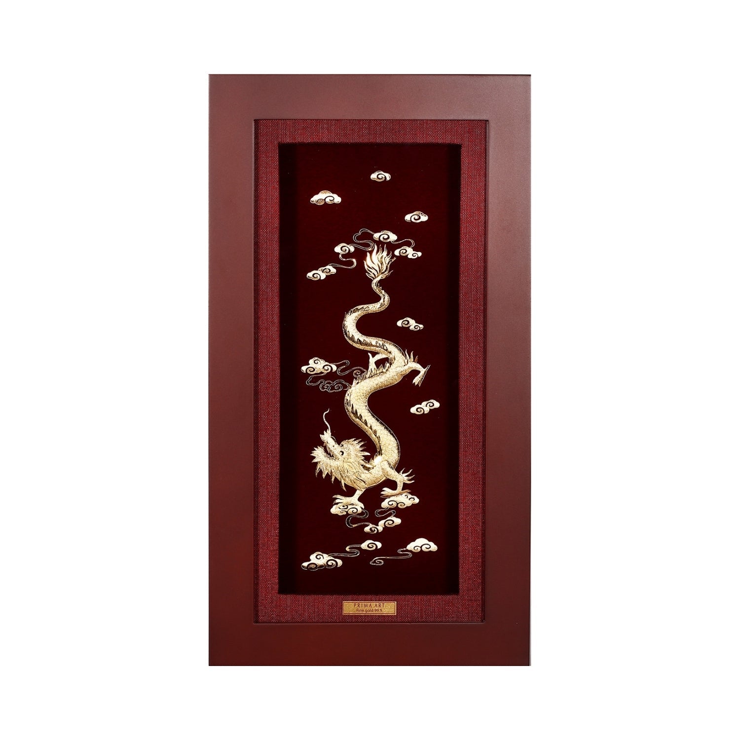 CGS-0332-01 The Golden Dragon Fly In the Cloud in Frame 16 x 29 cm