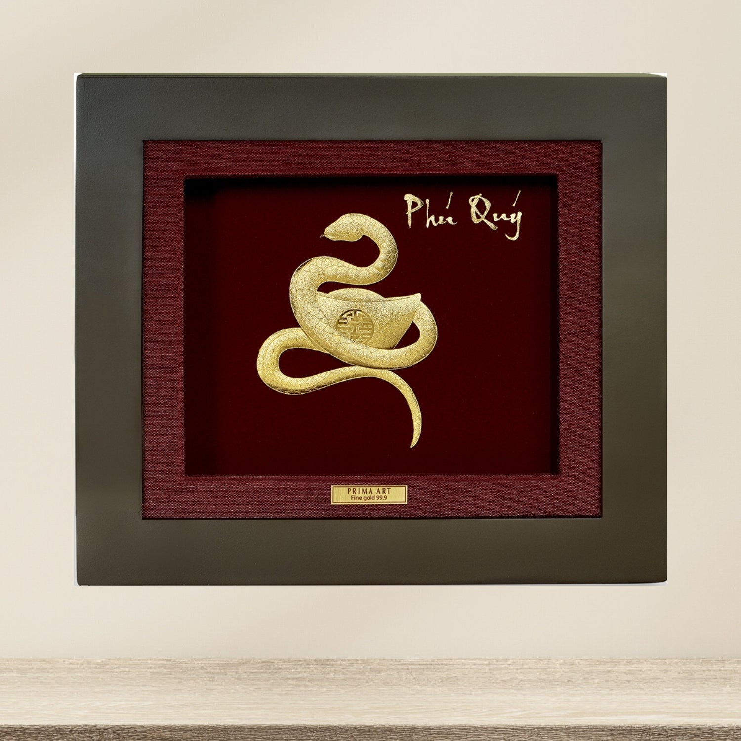 CGS-0411-17 Golden Snake Brings Advanced Improvement in Frame 18 x 20 cm