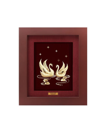 CGS-0411-34 Couple Cranes In Love in Frame 18 x 20 cm