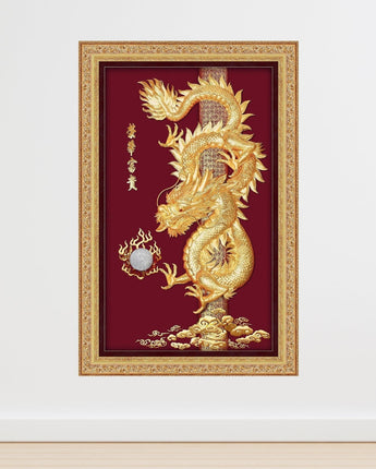 CGS-0430-01 The Ultimate Powerul And Legendary Dragon  in Frame 145 x 210 cm
