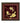 CGS-0539-01 Golden Carp With Royal Lotus in Frame 35 x 35 cm
