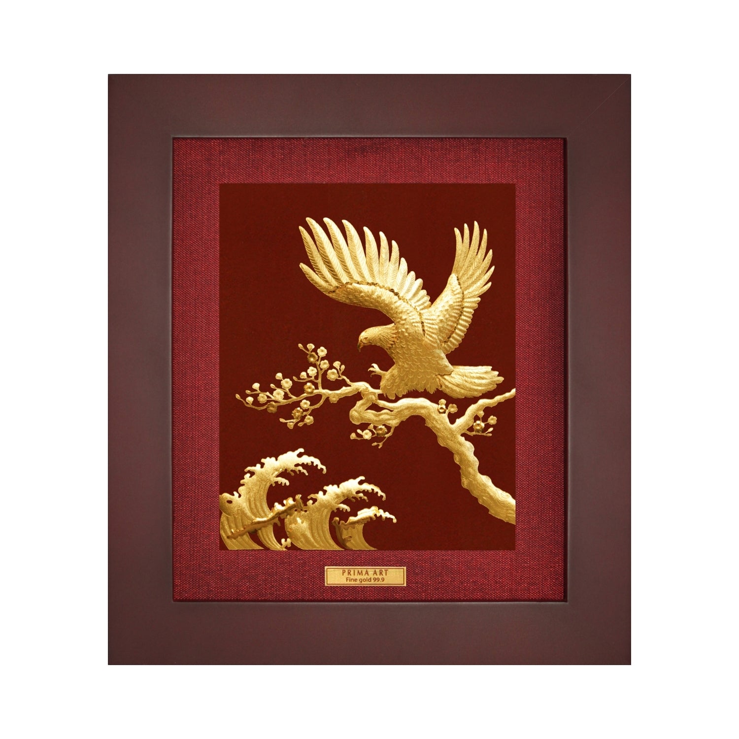 CGS-0573-01 The Powerfull Eagle Spread The Wings in Frame 25 x 29 cm