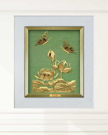 CGS-0643-80 LUXE Original, Couple of Butterflies in Frame 18 x 20 cm