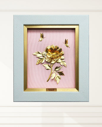 CGS-0657-81 LUXE Original, Peony in Frame 18 x 20 cm