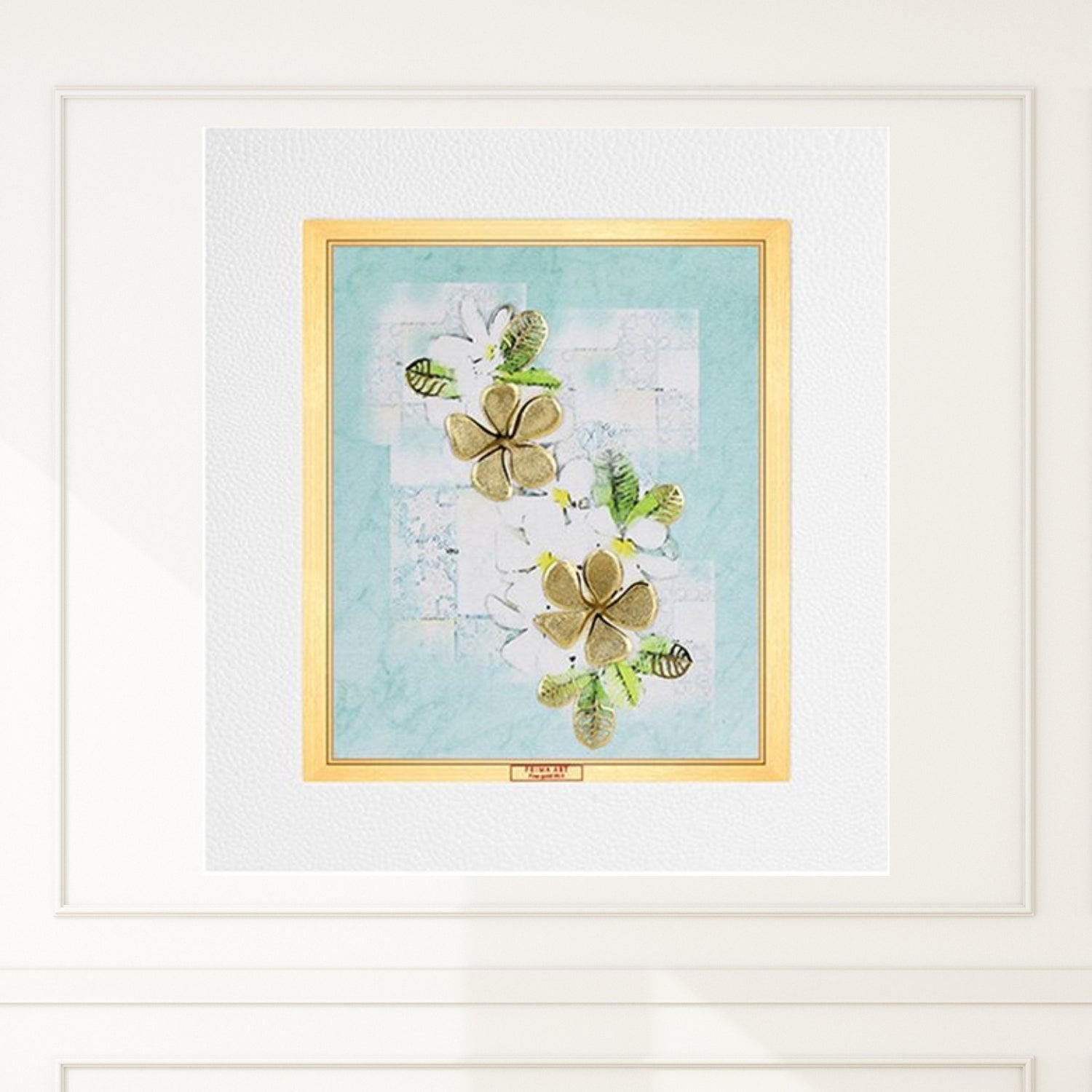 CGS-0698-03 LUXE Impression, Apricot Blossom in Frame 18 x 20 cm