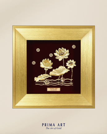Radiant Lotus in the Pond