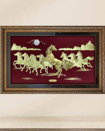 CGS-0805-01 The Horses Run Fast And Tracking To Inform  in Frame 210 x 145  cm