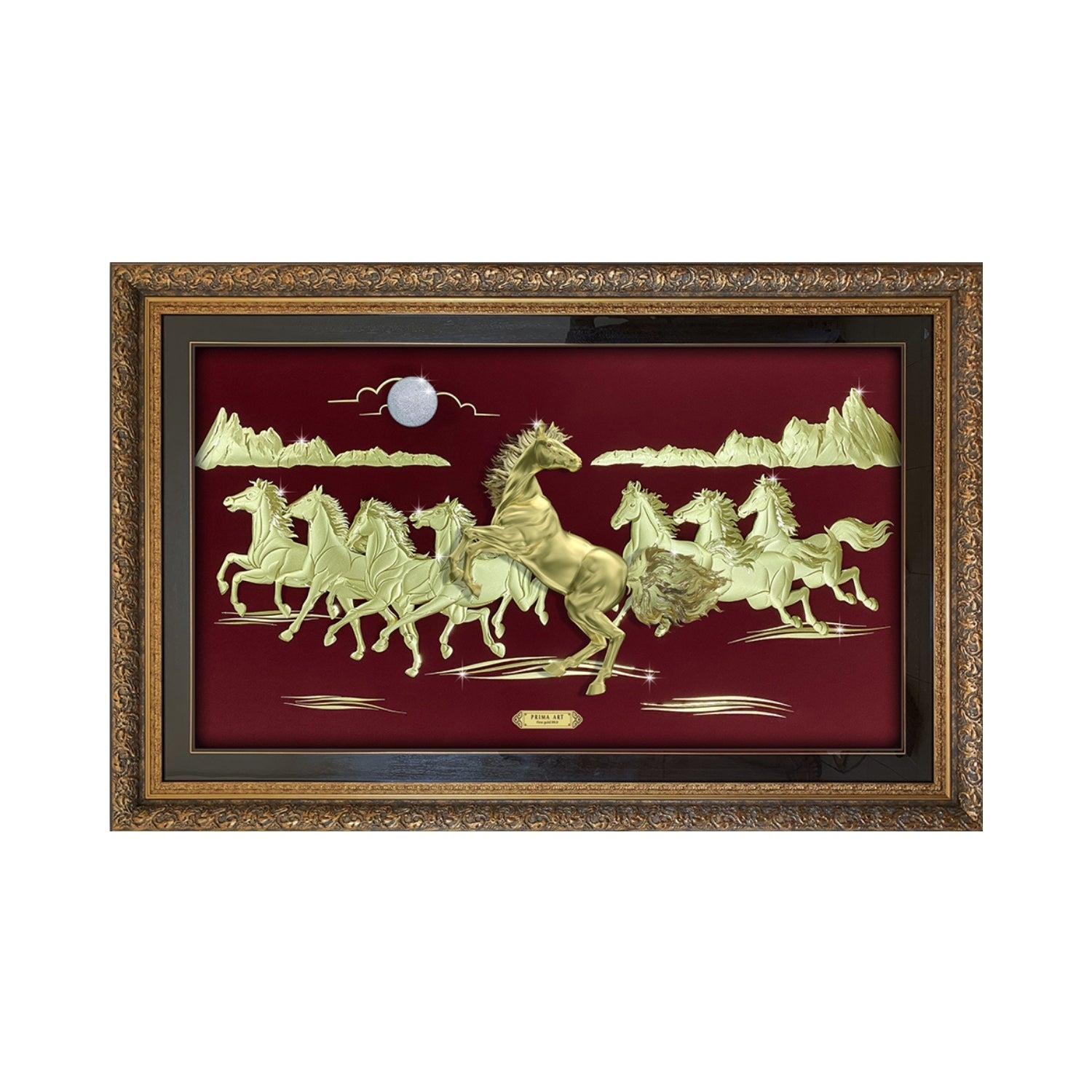 CGS-0805-01 The Horses Run Fast And Tracking To Inform  in Frame 210 x 145  cm