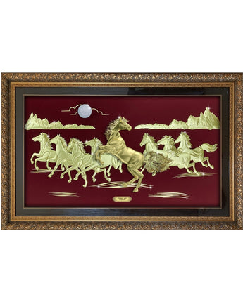 CGS-0805-01 The Horses Run Fast And Tracking To Inform  in Frame 210 x 145  cm
