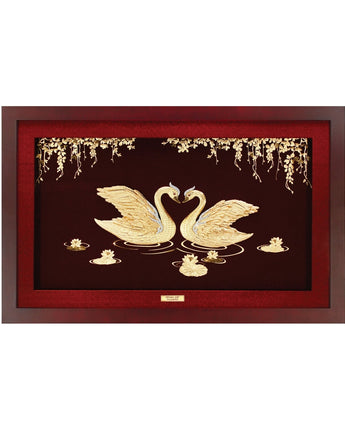 MGS-0009-01 Couple Cranes In Love in Frame 55 x 35 cm