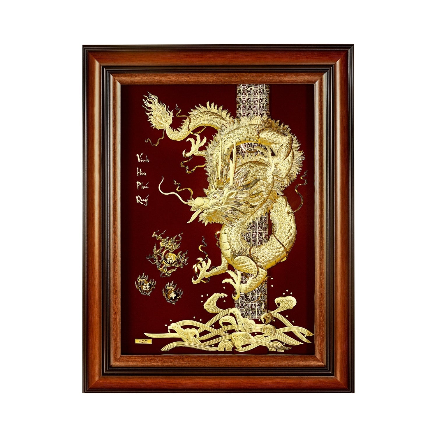 MGS-0022-01 The Powerful And Imperial Dragon in Frame 60 x 77 cm
