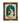 MGS-0058-01 NOBLE Peafowl, Elegant Peacock In The Flower Garden in Frame 100 x 125 cm